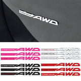 Subaru SYMMETRICAL AWD Logo Metal Letter Car Rear Sticker Decal Emblem Badge
