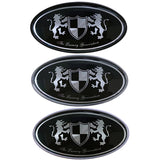 KIA Elliptical Metal Car Window Sticker Emblem Badge Decal