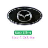 Mazda Elliptical Metal Car Window Sticker Emblem Badge Decal