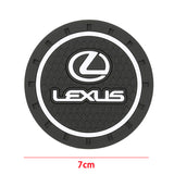 2pcs/set Lexus PVC Car Water Coaster Cup Mat