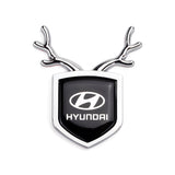 Hyundai ABS Deer Car Rear Sticker Shield Trunk Emblem Badge Decal