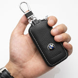 BMW Cowhide Car Key Case Key Cover Organizer