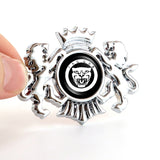 Jaguar Double Lion Metal Car Rear Sticker Auto Window Emblem Badge Decal