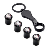 4pcs/set Cadillac Logo Car Air Valve Stem Caps Auto Tyre Valve Covers