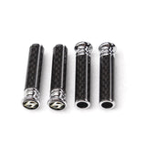 4pcs/set Hyundai Genesis Logo Carbon Fiber Car Door Bolt Lock Pins Gate Lock Screws