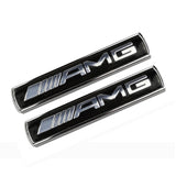 2pcs Mercedes Benz AMG Brabus Metal Car Sticker Emblem Badge Decal Decoration