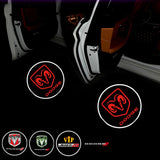 2pcs Dodge Wireless Car Welcome Door Laser Projection LED Light