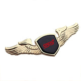 Subaru STI Angle Wings Metal Car Front Hood Bonnet Sticker Emblem Badge