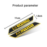 2pcs Mazda Logo Car Fender Side Sticker Decal Emblem Badge