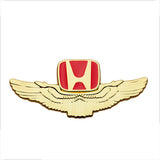 Honda Metal Wings Car Rear Sticker Auto Window Emblem Badge Decal