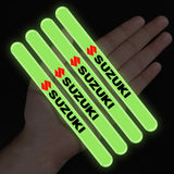 4pcs Suzuki Luminous Car Door Bumper Strip Anti-collision Protection Sticker