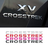 Subaru CROSSTEK Metal Letter Car Rear Sticker Decal Emblem Badge