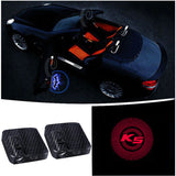 2pcs KIA Wireless Car Welcome Door Laser Projection LED Light
