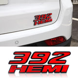 Dodge 345 392 HEMI Metal Car Rear Sticker Auto Side Emblem Badge Decal