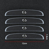 4pcs/set Mazda Car Door Mirror Side Anti Collision Sticker Bumper Strips
