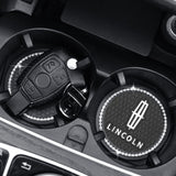 2PCS Lincoln Diamond Car Water Coaster Cup Mat