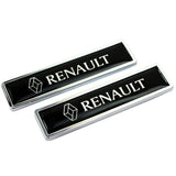 2pcs/set Renault Logo Metal Car Side Sticker Auto Emblem Badge