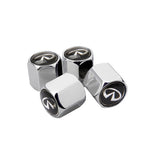 4pcs/set Infiniti Car Air Valve Stem Cap Auto Tyre Valve Covers