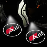 2pcs Audi A4 A5 A3 A8 Q7 Q5 Wireless Car Welcome Door Laser Projection LED Light