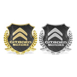 Citroen Metal Carbon Fiber Car Rear Sticker Shield Trunk Emblem Badge Decal