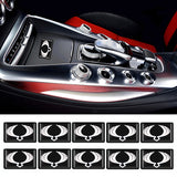 10pcs Ssang Yong Epoxy Car Armrest Button Sticker