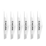 6pcs Acura TPU Car Door Anti-collision Protective Stickers Bumper Strip Decal