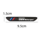 1PC BMW Motorsport Performance Logo Metal Car Sticker Badge Decal