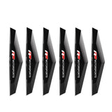 6pcs VW Rline TPU Car Door Anti-collision Protective Stickers Bumper Strip Decal
