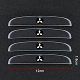 4pcs/set Mitsubishi Car Door Mirror Side Anti Collision Sticker Bumper Strips