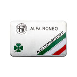 Alfa Romeo Aluminum Alloy Car Body Sticker Nameplate Rear Emblem Badge Decal