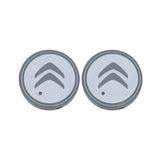 2pcs Citroen Logo Car Water Coasters 7-color LED Light Cup Mat Holder