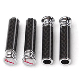 4pcs/set Vespa Logo Carbon Fiber Car Door Bolt Lock Pins Gate Lock Screws