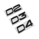 Volvo D2 D3 D4 D5 D6 D7 D8 Metal Car Rear Sticker Emblem Badge Decal