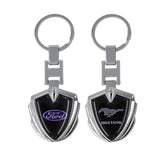 Ford Mustang Metal Car Logo Keychain Keyring