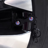4pcs/set SAAB Logo Car Air Valve Stem Cap Auto Tyre Valve Covers with Wrench