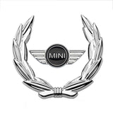 MINI Cooper Wheat Metal Car Window Sticker Emblem Badge Decal