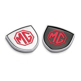 2pcs 39x39mm MG Shield Metal Car Window Sticker Emblem Badge Decal