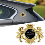 Jaguar Double Lion Metal Car Rear Sticker Auto Window Emblem Badge Decal
