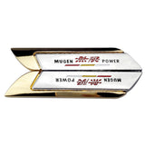 2pcs Honda Mugen Logo Metal Car Side Sticker Emblem Badge Decal Auto Body Decoration