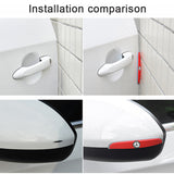 4pcs/set Mercedes Benz Car Door Mirror Side Anti Collision Sticker Bumper Strips
