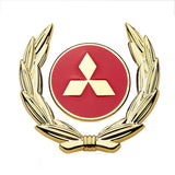 Mitsubishi Wheat Metal Car Window Sticker Emblem Badge Decal