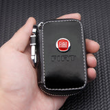 Fiat PU Leather Car Key Bag Key Case