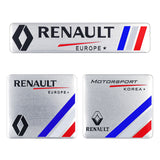 Renault Aluminum Alloy Car Body Sticker Nameplate Rear Emblem Badge Decal