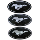 Ford Mustang Elliptical Metal Car Window Sticker Emblem Badge Decal