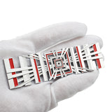 Tesla Plaid  Metal Car Rear Sticker Emblem Badge Decal