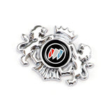 Buick Double Lion Metal Car Rear Sticker Auto Window Emblem Badge Decal