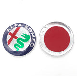 74mm Alfa Romeo Logo Metal Car Front Rear Emblem Badge Decal Sticker