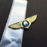 Maserati  Angle Wings Metal Car Front Center Sticker Grille Emblem