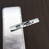 2pcs Ford Wolf Logo Car Fender Side Emblem Badge Sticker