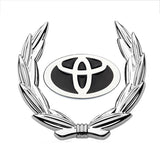 Toyota Wheat Metal Car Window Sticker Emblem Badge Decal